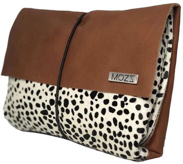 Luieretui cognac-dots damestas luiertas Multicolor - H 17 x B 24 x D 4 cm