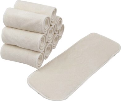 Luiers Wasbare Doek Nappy Insert 4-Layer Voor Peuters 1Pc Beige Herbruikbare Microfiber Materiaal 14*35cm