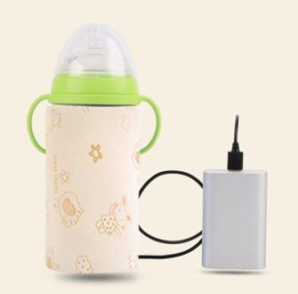 Luiertas baby fles USB warmer bag weer Beige