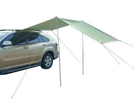 Luifel Luifel Auto Rooftop Regen Luifel Zonnescherm Waterdichte Draagbare Schaduw Ultralightoutdoor Camping Tent Voor Auto 300x150cm
