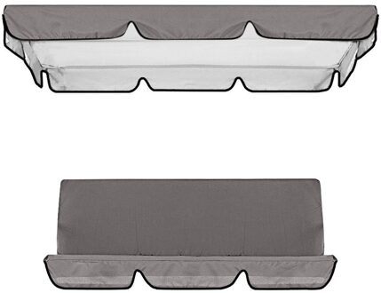 Luifel Schommels Seat Cover Tuin Outdoor Swing Stoel Hangmat Luifel Zomer Waterdichte Luifel Vervanging Swing Stoel Luifel Cover grijs