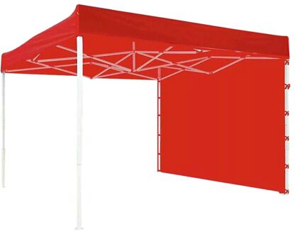 Luifel Zijwand Voor 10X10inch Slant Luifel Tent, Outdoor Instant Luifels, 1 Pack Zijwand rood