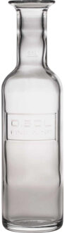 Luigi Bormioli 1x Glazen water karaffen van 500 ml Optima Transparant