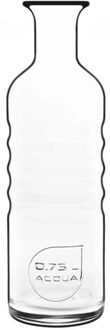Luigi Bormioli Water karaf Optima - glas - 750 ml - sap schenkkan Transparant