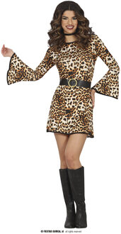 Luipaard Disco Dancer Outfit Dames Multikleur - Print