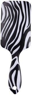 Luipaard Print Luchtkussen Haar Kam Massage Vierkante Plastic Styling Borstel Salon Thuis Kappers Styling Tool zebra patroon