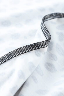 Luipaardprint Casual Top - maat S Wit