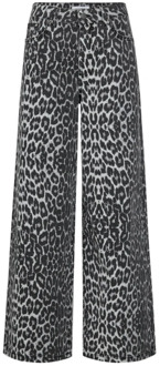 Luipaardprint Jeans Co'Couture , Multicolor , Dames - XL