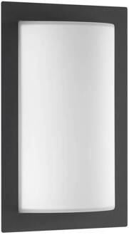 Luis buitenwandlamp, grafiet, bewegingsmelder grafiet, opaal