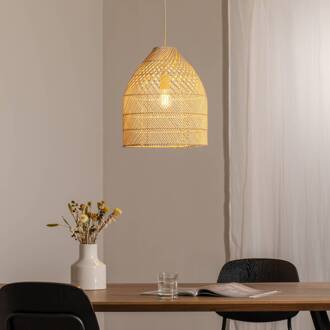 Luis hanglamp, Ø 35 cm, rotan, E27 licht hout