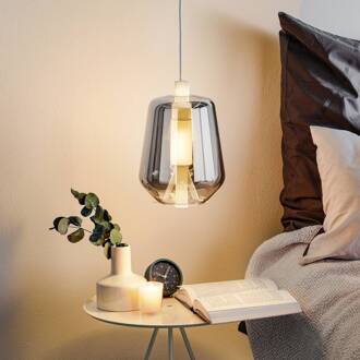 Luisa S1 dim hanglamp 2.700K wit/spiegel gespiegeld, mat wit