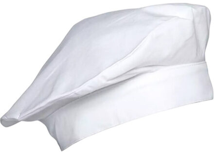 Luka effen koksmuts van katoen Wit - One size