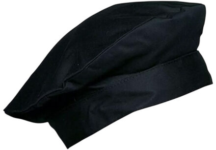 Luka effen koksmuts van katoen Zwart - One size