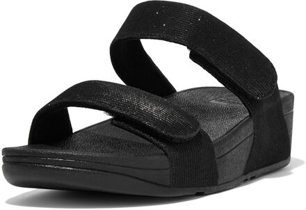 Lulu Shimmerlux Slide Sandalen Dames zwart - 36