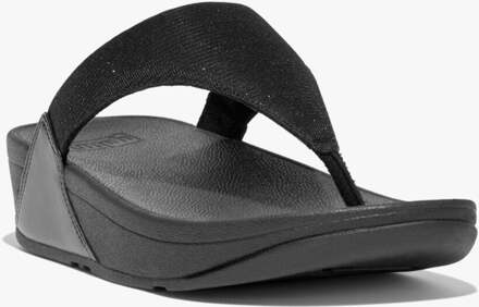 Lulu Shimmerlux Toepost Teenslippers Dames zwart - 41