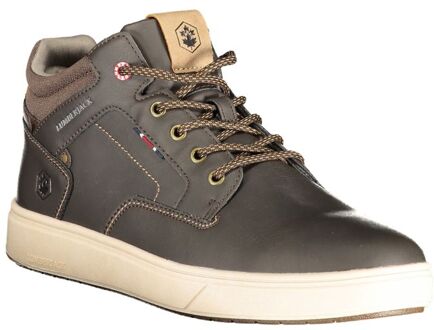 Lumberjack Veterschoenen Midtop Sneaker Grijs