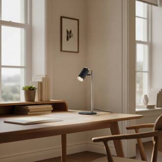 Lumen tafellamp, zwart/goud antiek, hoogte 42 cm, metaal zwart, goud antiek