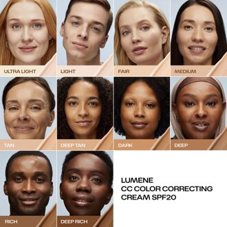 Lumene CC Colour Correcting Cream SPF20 30ml (Various Shades) - Deep Tan