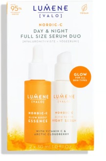 Lumene Geschenkset Lumene Nordic-C Glow Boost Essence Serum Set 30 ml + 30 ml