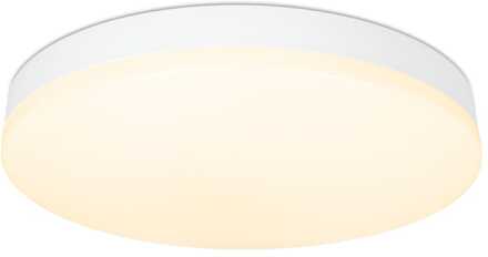 Lumi - Badkamer Plafondlamp - 18 Watt 1500 lumen - Wit - 30 cm - IP54 waterdicht - 2700K Warm wit - Diffuus melkglas effect - LED Plafonniere