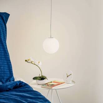 Lumi Sfera glazen hanglamp, Ø 14 cm wit