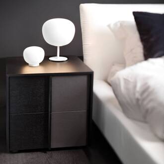 Lumi Sfera tafellamp, staand, Ø 20 cm wit