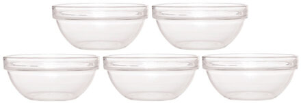 LUMINARC 5x Glazen schaal/kom 20 cm