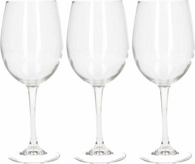 LUMINARC 6x Stuks wijnglazen van glas 470 ml Transparant