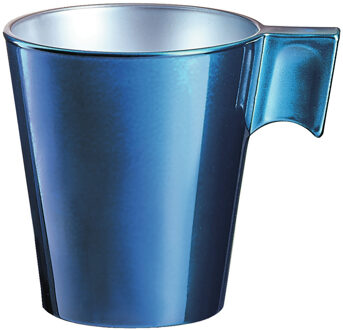 LUMINARC Espresso kopje - donkerblauw - keramiek - 80 ml - koffiekopje bekers
