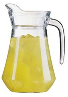 LUMINARC Glazen schenkkan/sapkan - 1,3 liter - met handvat Transparant