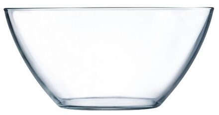 LUMINARC Salade schaal/slakom - 28 cm - transparant - glas - rond