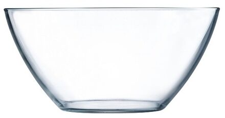 LUMINARC Salade serveerschaal rond glas 28 cm - Saladeschalen Transparant