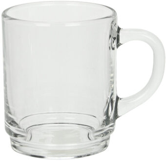 LUMINARC Theeglazen Wales - 6x - transparant glas - 6.5 x 8 cm - 250 ml - Koffie- en theeglazen