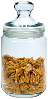 LUMINARC Voorraadpot/bewaarpot - 1000 ml - glas - met deksel - glazen voorraadbus