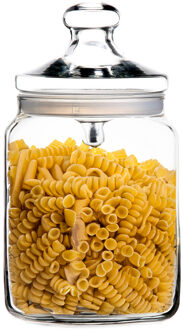 LUMINARC Voorraadpot/bewaarpot - 2000 ml - glas - met deksel - Voorraadbussen - 25 x 13 cm