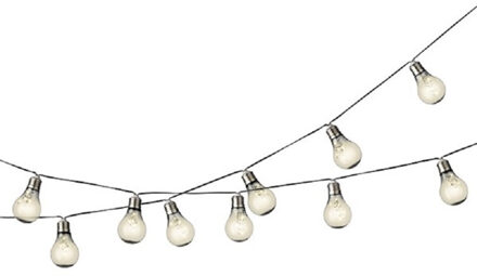 Lumineo 3x stuks solar lichtbolletjes tuinverlichting/feestverlichting met knipperend effect 4.5m