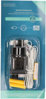 Lumineo Adapter batterijvervanger - 3 AAA batterijen - 300 cm snoer - IP20