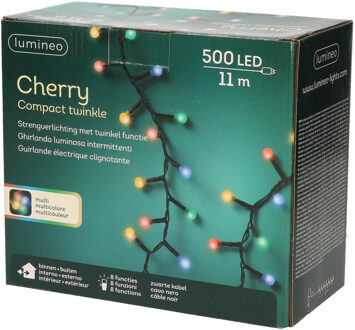 Lumineo Cherry LED twinkelende buitenverlichting kleur 500 lampjes - Lichtsnoeren