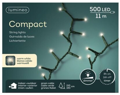 Lumineo Compact Binnen/Buiten ww 11 meter 500Lampjes