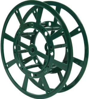 Lumineo haspel - groen - kunststof - 20 cm - kerstverlichting