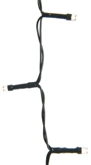 Lumineo Kerstverlichting - 2x - batterij - warm wit - buiten - 50 LEDs