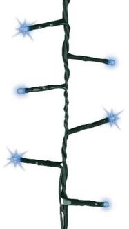 Lumineo Kerstverlichting twinkle blauw - lichtsnoer - 16 m - binnen/buiten - 750 LEDs