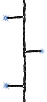 Lumineo Kerstverlichting twinkle met timer blauw buiten 180 lampjes