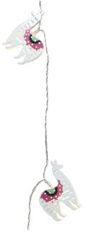Lumineo LED lichtsnoer alpaca 180cm-10L wit