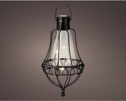 Lumineo LED Solar hanglamp H21cm zwart