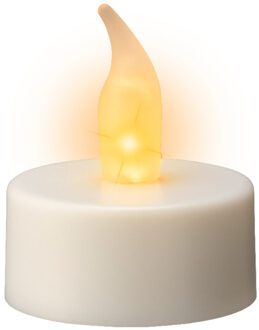 Lumineo LED theelichtjes/waxinelichtjes - 6x stuks - wit