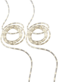 Lumineo Lichtslang - 2x - 216 led lichtjes - warm wit - 9 m - 8 lichtfuncties - slangverlichting