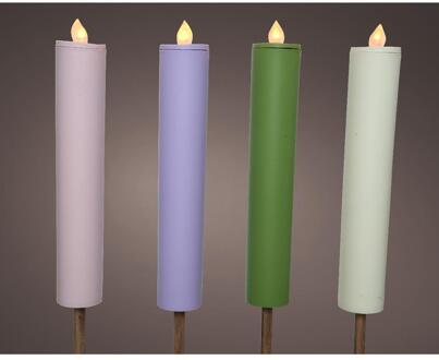 Lumineo Solar fakkel kunststof 90cm verschillende