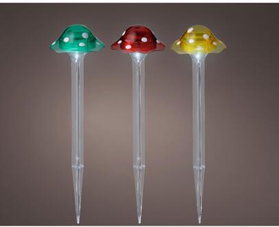 Lumineo Solar Lamp Paddestoel H33.5cm verschillende