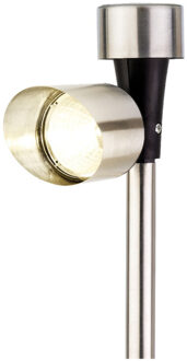 Lumineo Solar spotlight/tuinpad verlichting op zonne-energie 23 cm